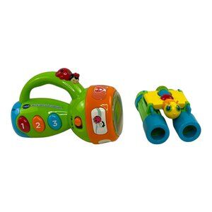 Vtech Kids Toy Vtech Spin & Learn Color Flashlight & Giddy Buggy Binoculars Play